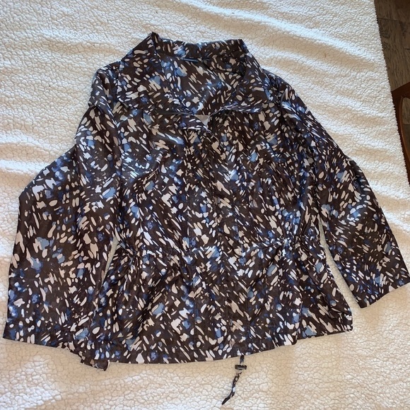 WESTBOUND Woman Print Windbreaker Women’s 1X - Picture 5 of 5